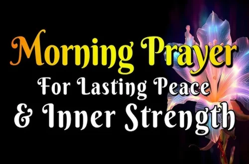 Daily Prayers for Spiritual Strengthening