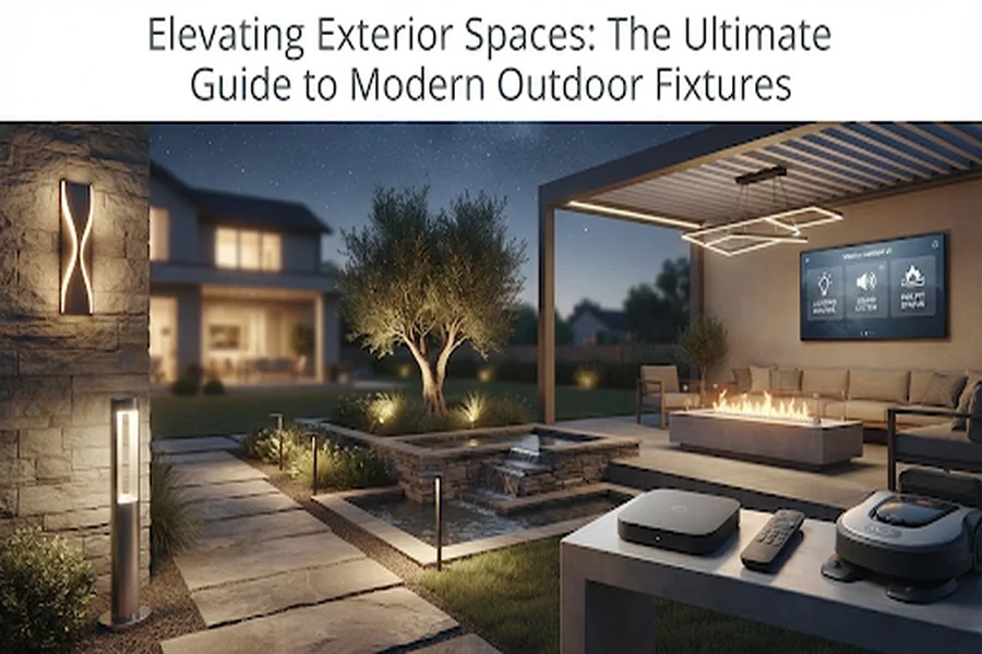 Elevating Exterior Spaces The Ultimate Guide to Modern Outdoor Fixtures